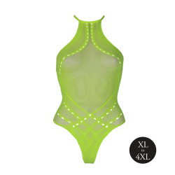Ouch! Glow Body Filet Dos nu Vert Fluo